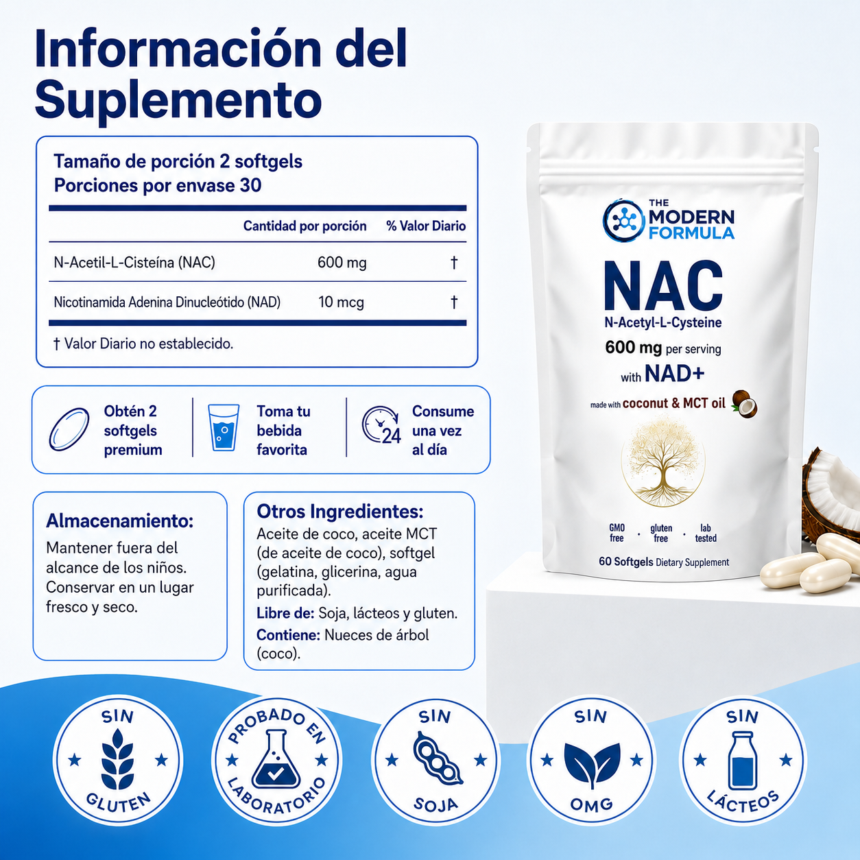 NAC600 y Complejo NAD+