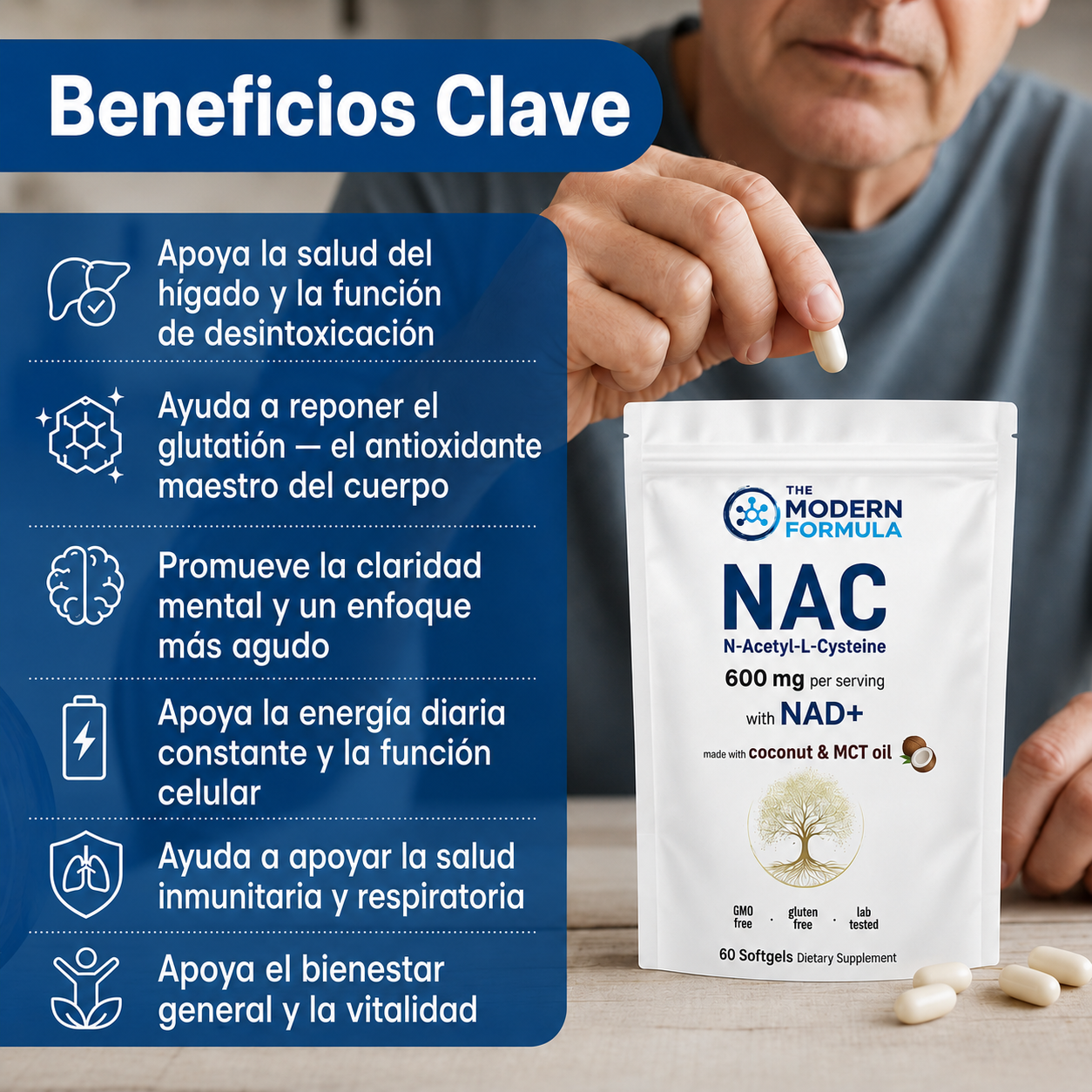 NAC600 y Complejo NAD+